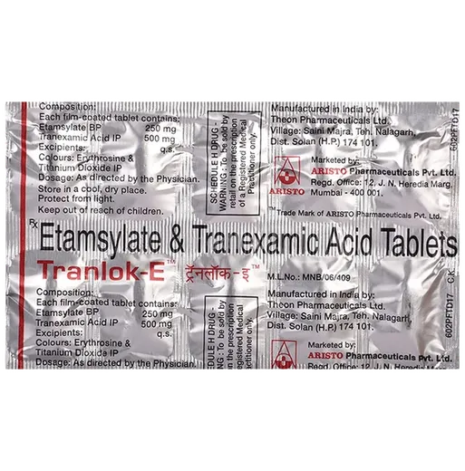 tranlok e tablet 10's